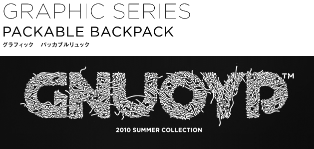 GRAPHIC SERIES PACKABLE BACKPACK グラフィック　パッカブルリュック